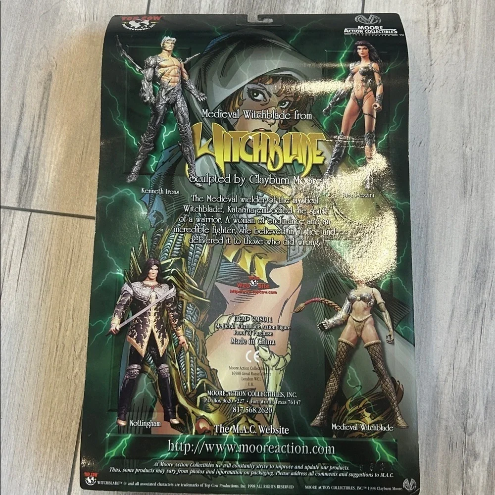 Vintage 1998 Witchblade Sara Pezzini Moore Action figure Collectables NIB